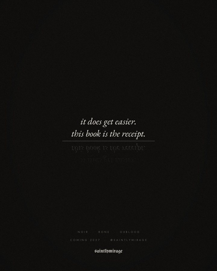 it does get easier. this book is the receipt.